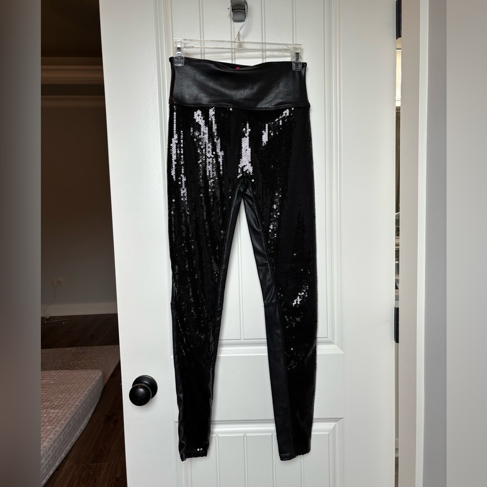 Black sequin Spanx - size small NWOT